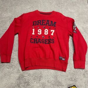 Dream Chaser Sweater Mens XL Red Pullover Sweatshirt